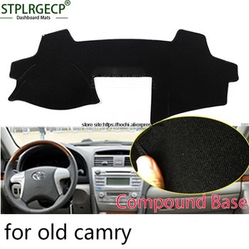 

STPLRGECP double layer Black Dash Mat For toyota camry Dashmat Black Carpet Car Dashboard Automotive interior Mats