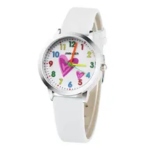Relojes Mujer мультфильм любовь узор модные 3D ребенок смотреть кремния мультфильм детские спортивные часы мальчик кварцевые часы relogios feminino