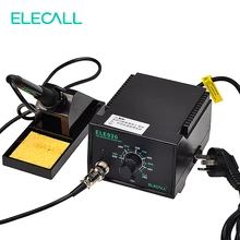 Электрический утюг ELECALL ELE936, 50 Вт, 220 В, автоматический контроль температуры, антистатический металлический нагреватель, паяльная станция