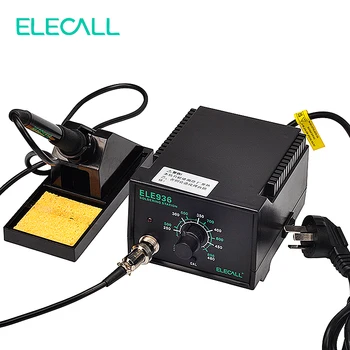 

ELECALL ELE936 50W 220V Electric Iron Automatic temperature Control Anti-static Metal Heater Soldering Station