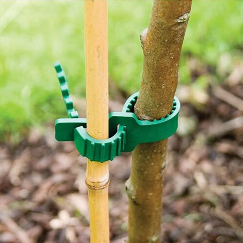 20pcs 240mm Reusable Gardening Tree Tie Belt Vine Climbing Plants Fixed