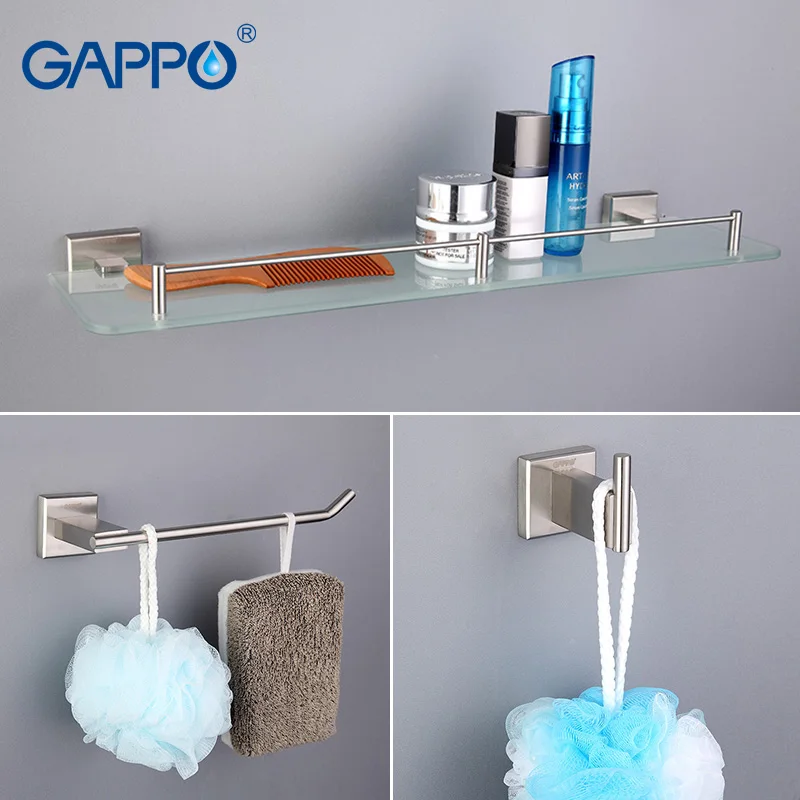 Gappo аксессуары для ванной комнаты полотенце барный комод зажим держатель для бумаги держатель для зубной щетки банное полотенце заднее полотенце кольцо наборы для ванной комнаты G17T11