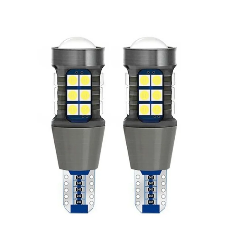 

2PCS T15 W16W 921 912 1500Lm Super Bright 27 SMD 3030 LED CANBUS NO ERROR Car Backup Reserve Lights Bulb Tail Lamps Xenon White
