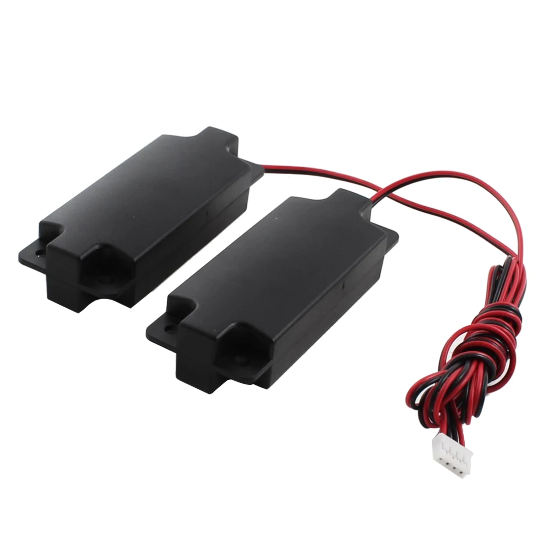

1 Pair 4-Pin Balance Plug Rectangle Magnet Speaker Amplifier 3W 8 Ohm