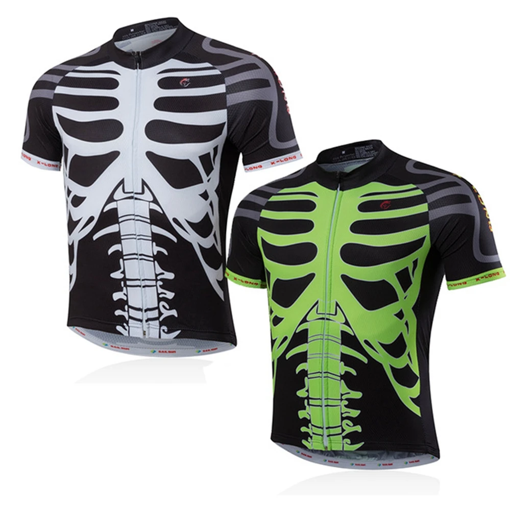 New Cycling Jersey Bike Skeleton Bicicleta Jacket Bicycle Outdoor