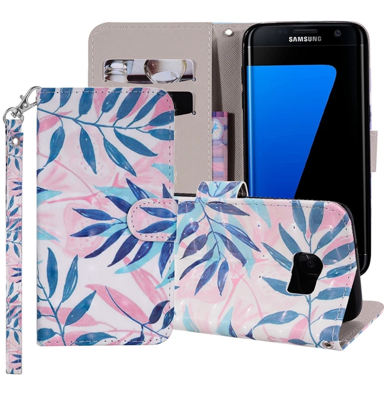 Кожаный чехол-книжка с Cat Чехол для телефона для samsung Galaxy S6 Чехол с откидной крышкой для Coque samsung S6 чехол Etui samsung S6 S 6 кошелек, Обложка