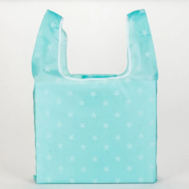 6 Style Foldable Reusable Shopping Tote Bag Folding Pouch Handbags Convenient Large-capacity Folding Shopping Bag bolsas de tela (11)