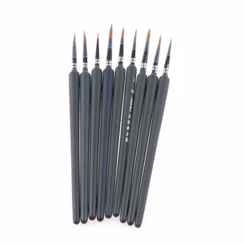 

9Pcs Brush Pen For Sketched Outline Lines Gouache Watercolor Paint Oil Painting fit for Painter, artist, student
