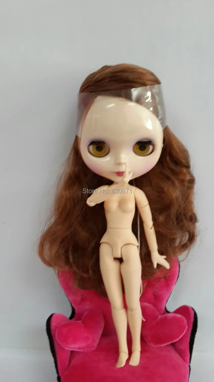 Коричневая кукла для волос с шарнирным телом Blyth | Игрушки и хобби