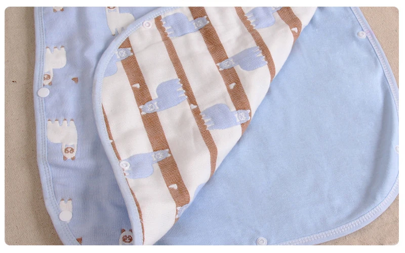 Спальный мешок для новорожденных мальчиков и девочек, хлопчатобумажная накидка, модный розовый, желтый, синий от 0 до 6 лет