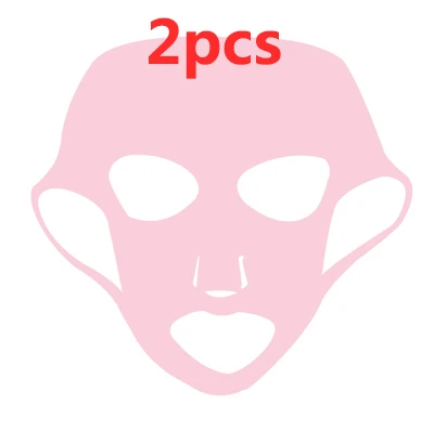 Efero, силиконовая унисекс маска для лица, лист, маска, анти-офф, маска для ушей, фиксированная, предотвращает испарение эссенции, многоразовая маска для лица, инструменты для макияжа - Цвет: 2PCS Style 4