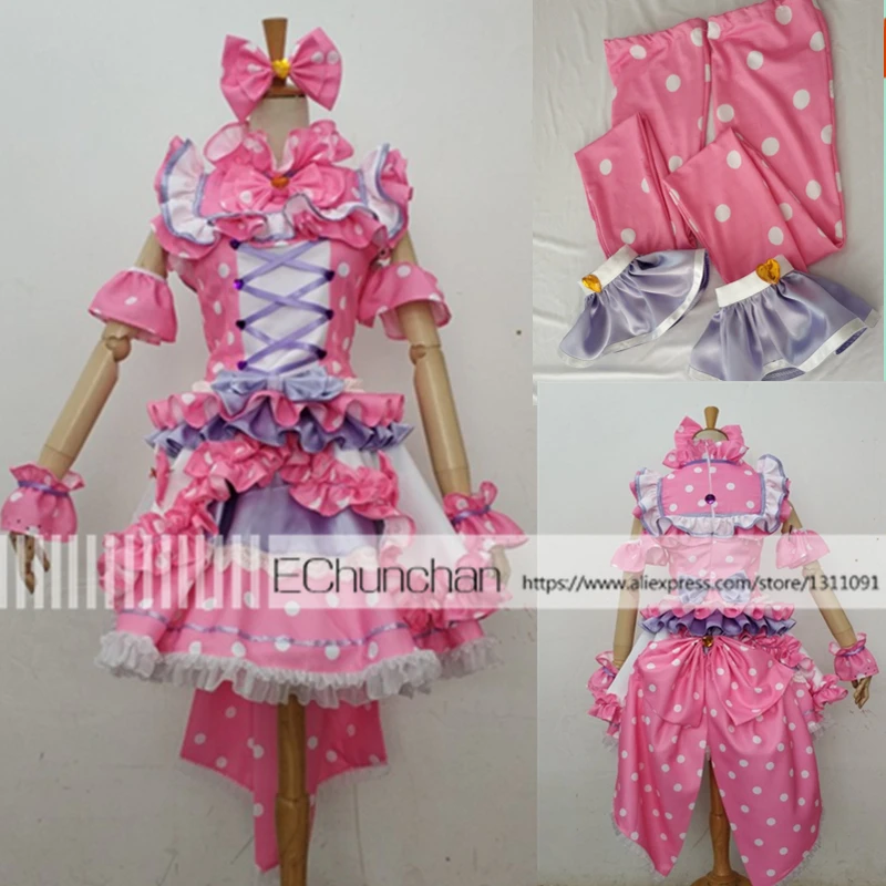 Высококачественный аниме Pripara NonSugar Manaka карнавальный костюм на Хэллоуин| |