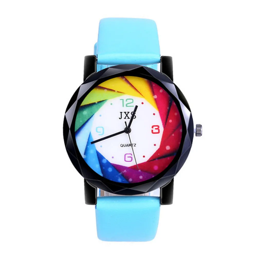 JXS Fashion Women Watches Women Fashion Luxury Leisure Set Auger Leather Strap Analog Multi color Dial Wristwatch For Gifts JXS Fashion Women Watches Women Fashion Luxury Leisure Set Auger Leather Strap Analog Multi color Dial Wristwatch For Gifts