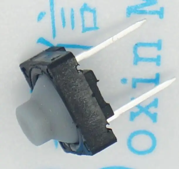 Free shipping 100PCS 8*8 2P conductive adhesive button switch silent