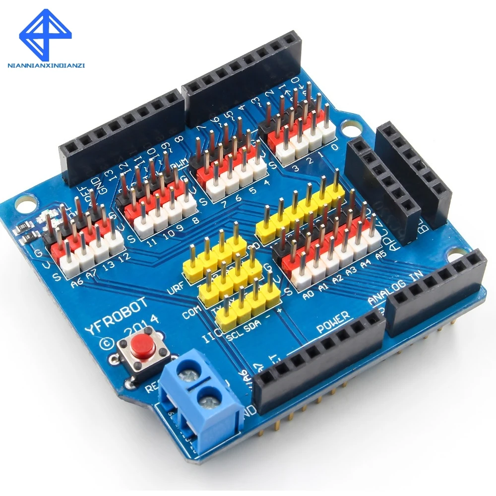 Sensor Shield Expansion Board Shield UNO R3 V5.0 Electric Module New uno r3 Sensor Shield Expansion Board Shield UNO R3 V5.0 Electric Module New uno r3