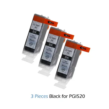 2020新canon 3個PGI-520互換インクカートリッジキヤノン製pixus IP3600/IP4600/IP4700/MX860/MX870/MP540インクジェットプリンタ