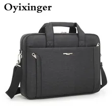 OYIXINGER мужской портфель для ноутбука 14 15,6 дюймов, водонепроницаемая оксфордская мужская сумка, деловая женская сумка-мессенджер на одно плечо