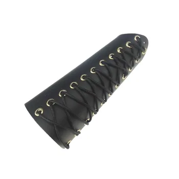 

1pc Archery Finger Arm Guard Hunting Black/Brown Target Forearm Armband Safety Arrow Hunting