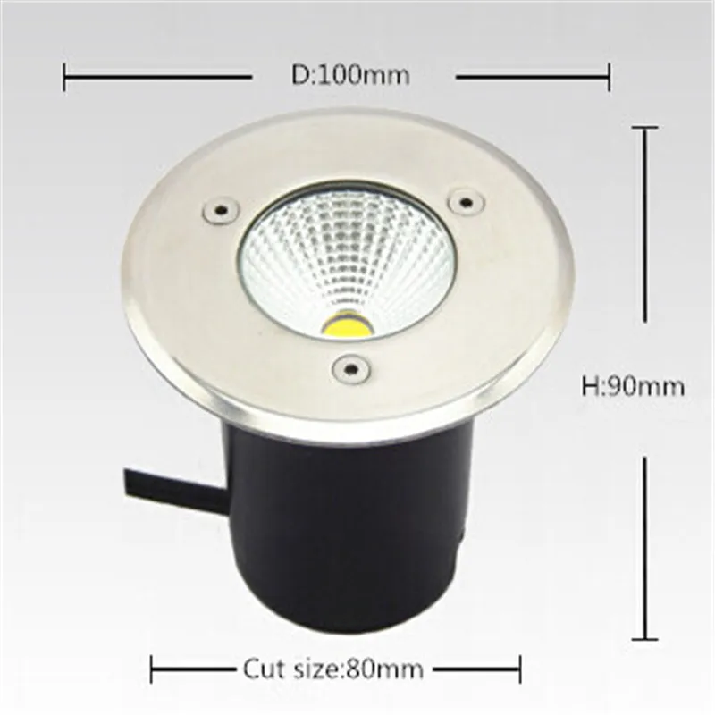 10 шт. DHL/FedEx Бесплатная доставка Вт Epistar чипы COB светодиодный подземный светильник