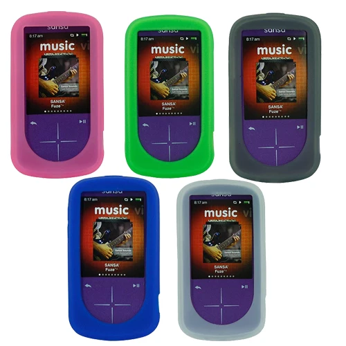 for Sansa Fuze Plus Case Silicone Gel Cover Walkman Mp3 Player Rubber