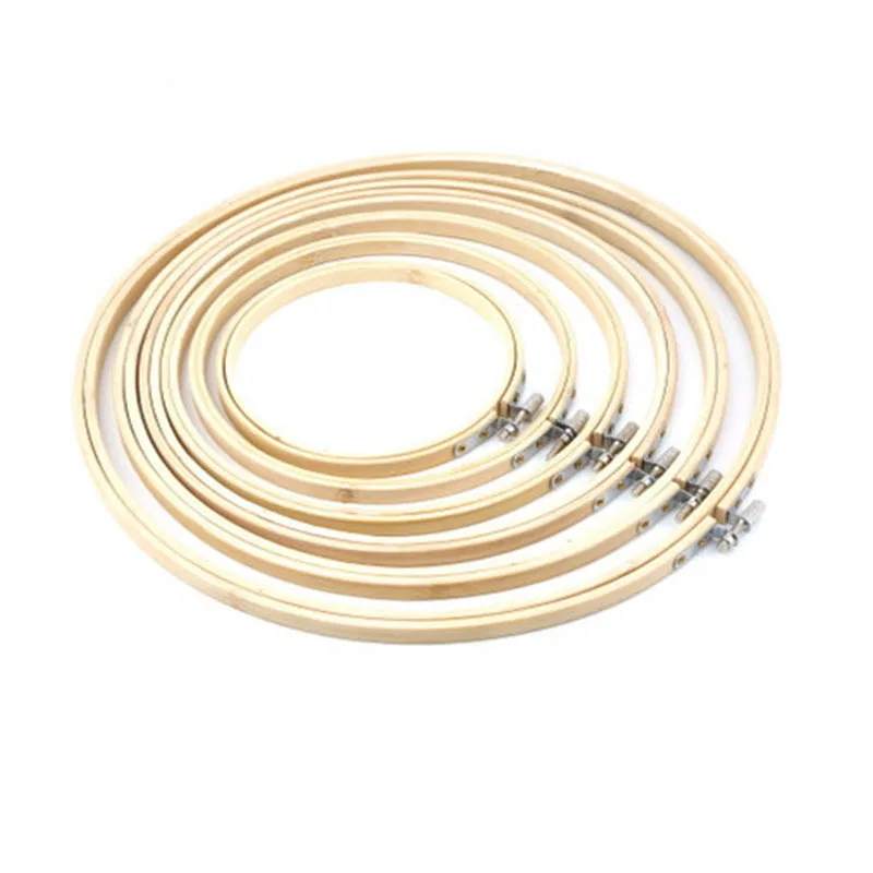 

Free shipping 13cm Embroidery Hoop Circle Round Bamboo Frame Art Craft DIY Cross Stitch