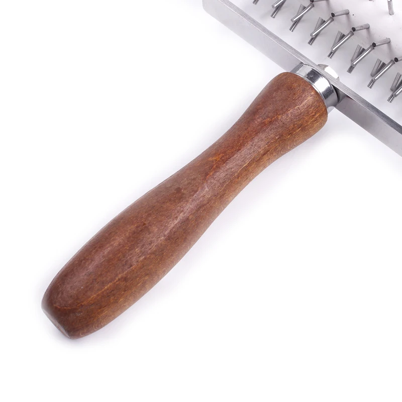 1Pcs Stainless Steel Wheel Pizza Bread Needle Punchers Roller Pie Pastry Dough Pitter Durable Wooden Handle Creative Pizza Tool 1Pcs Stainless Steel Wheel Pizza Bread Needle Punchers Roller Pie Pastry Dough Pitter Durable Wooden Handle Creative Pizza Tool