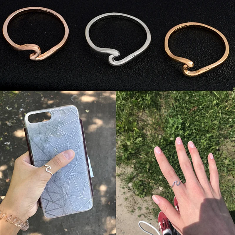 

Hot Sale Fashion 2018 MOM Wave Ring Wedding Ring For Women Jewelry Accessories Engagement Ring Women Dress Party Rings Pulseiras