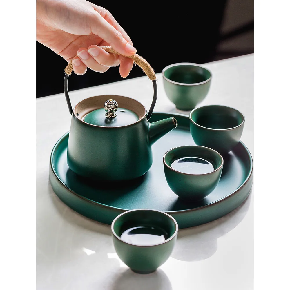 Mlek teaware setleri 4 ki i arkada hediyeler kutusu retro Japonya tarz 