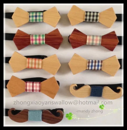 Горячая Распродажа европейский модный хороший деревянный лук галстук для детей размер Галстуки-бабочка 10/Лот