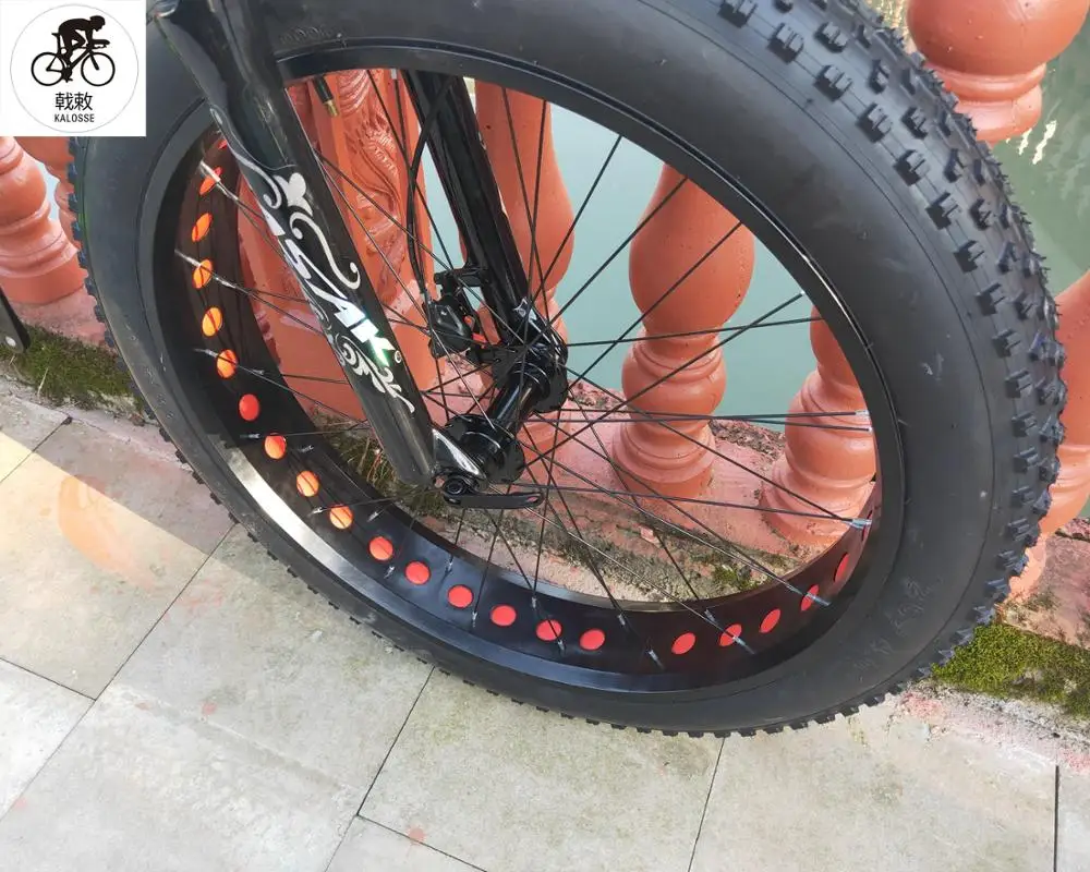 Clearance Kalosse Full suspension beach  bike   bicicleta bike  24speed  26*4.0 tires  fat   bicycle 4