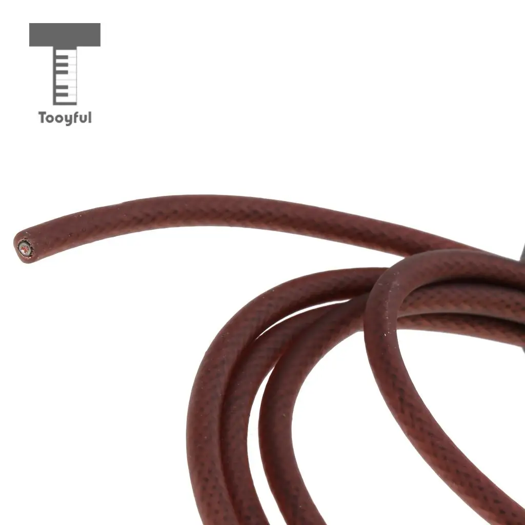 100cm 6.5mm High Fidelity Anti-noise Guitar Cable Cord Gold Plated Copper Welding Free Plug for Guitar Pedal Effect Parts 