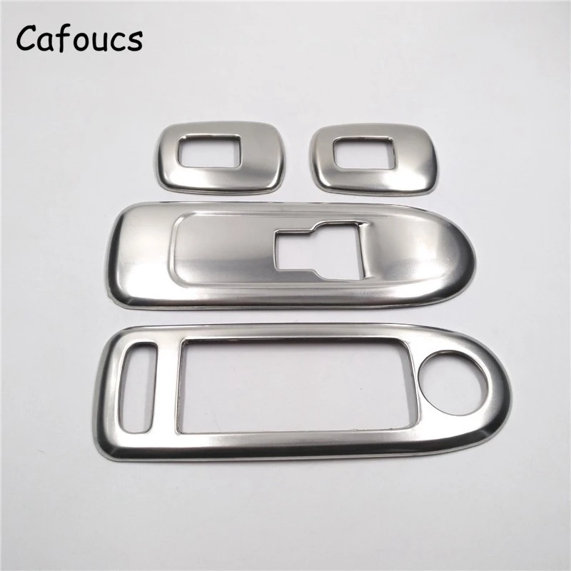 

Cafoucs For Citroen C5 For Peugeot 508 Chrome Electric Window Switch Cover Car Lifter Button Panel Decoration Trim Sticker