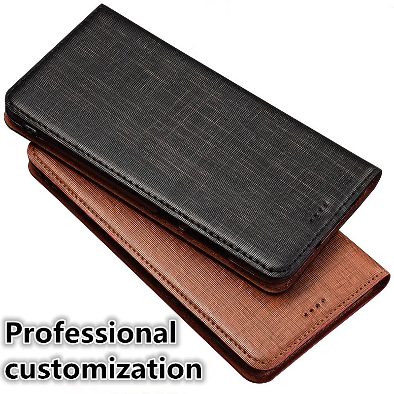 YM02 Genuine Leather Flip Phone Bag For font b OnePlus b font font b 7 b