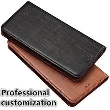 YM02 Genuine Leather Flip Phone Bag For OnePlus 7 Pro(6.67′) Phone Case For OnePlus 7 Pro Case With Card Slot Free Shipping