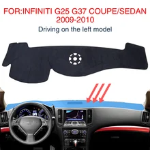 Smabee коврик для приборной панели INFINITI G25 G37 Coupe/Sedan 2009-2010 G37 черный коврик для приборной панели автомобиля