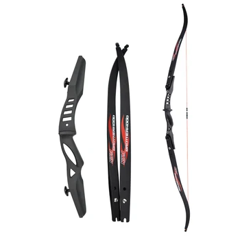 

1X 30lbs Recurve Bow Take Down ILF Youth Kid Practice Bow Set 17" Riser Right Left Handed Archery Free Shipping