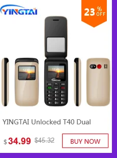 Новая модель старик 2G мобильный телефон YINGTAI T47 мощный фонарь мобильный телефон для людей старшего возраста для пожилых большой большая
