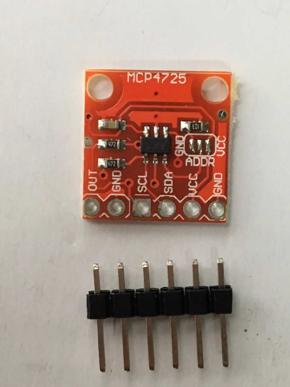 10 шт. MCP4725 I2C DAC 12 бит 2,7 V-5,5 V