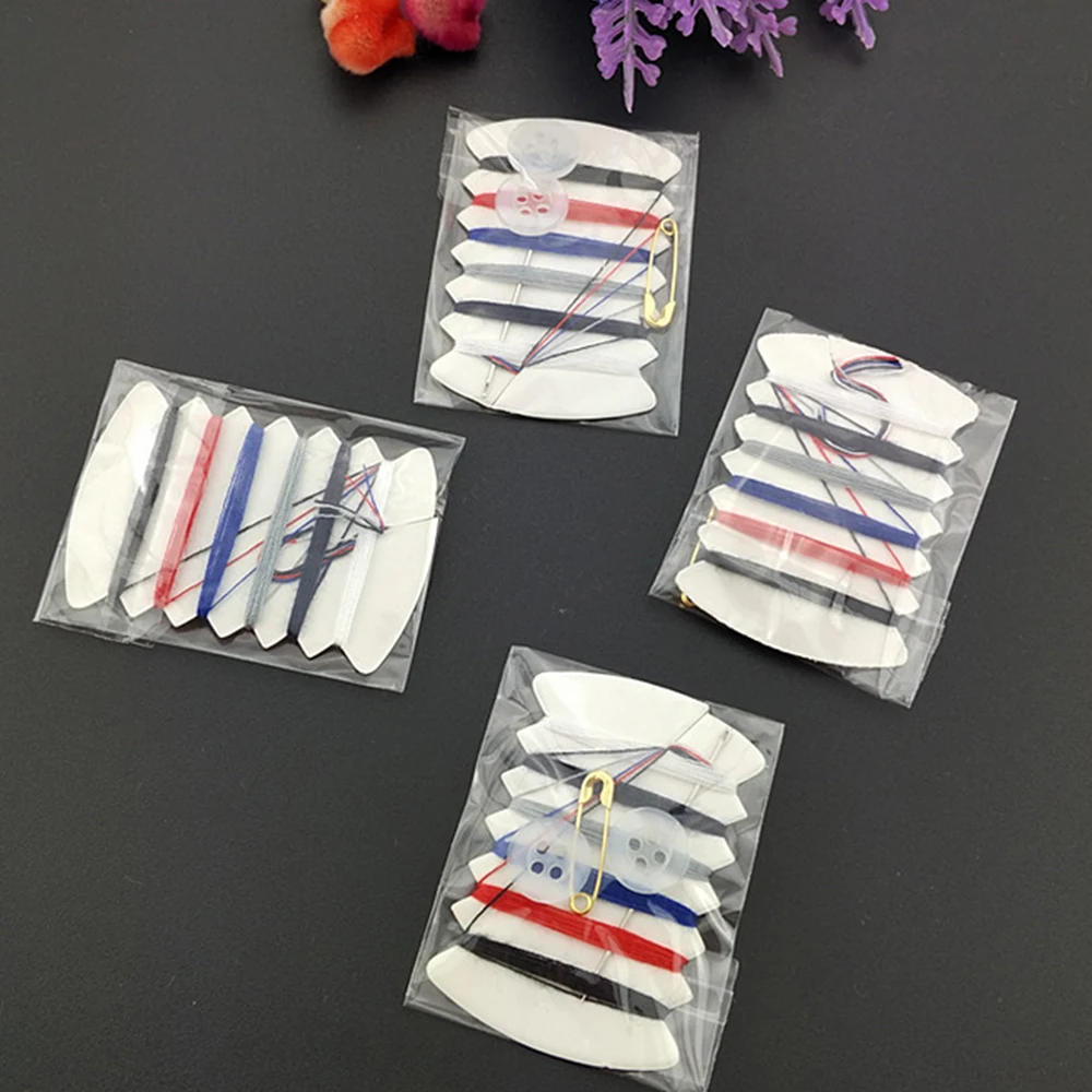 

50pcs Hotel Home Sewing Box Set Sewing Kit Costurero Box Mini Sewing Kit Needle Thread Set