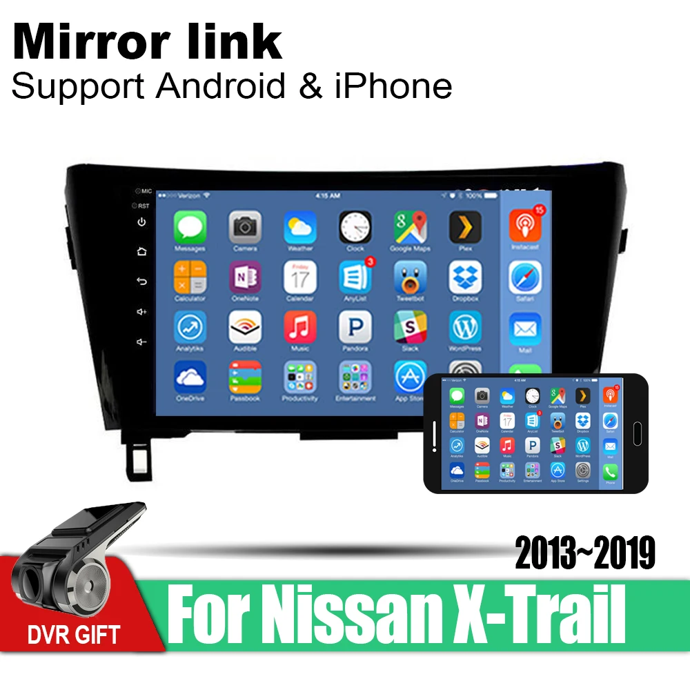 Cheap ZaiXi Android Car 2 din multimedia GPS Navigation For Nissan X-Trail 2013~2019 vedio stereo Radio audio wifi video map video 5