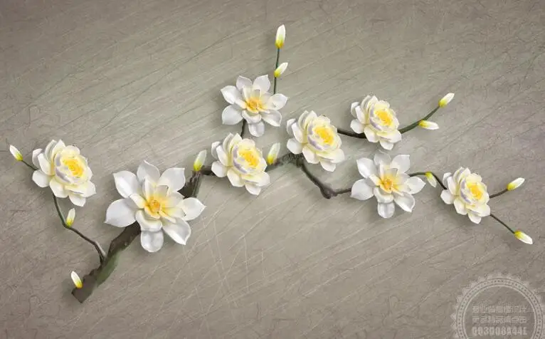 Beibehang 3D обои Семья заказ росписи Гостиная ТВ фон 3D цветок декоративной росписи обои для стен 3 d