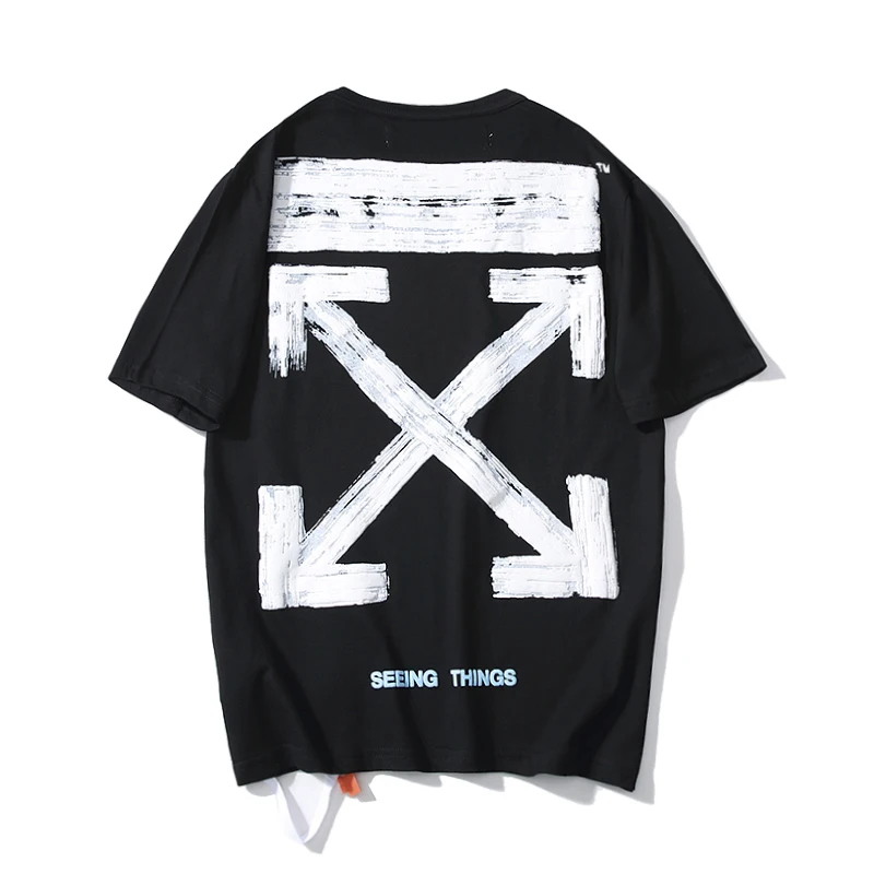 off white basic t shirt