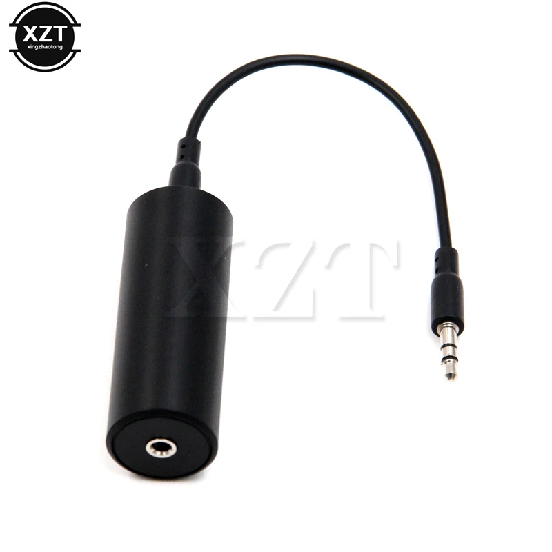 3.5mm jack Audio Cable 1pcs Ground Loop Noise Isolator for Car Audio System Home Stereo Eliminate Buzzing Noise Cancelling M/F audio signal cable audio cables