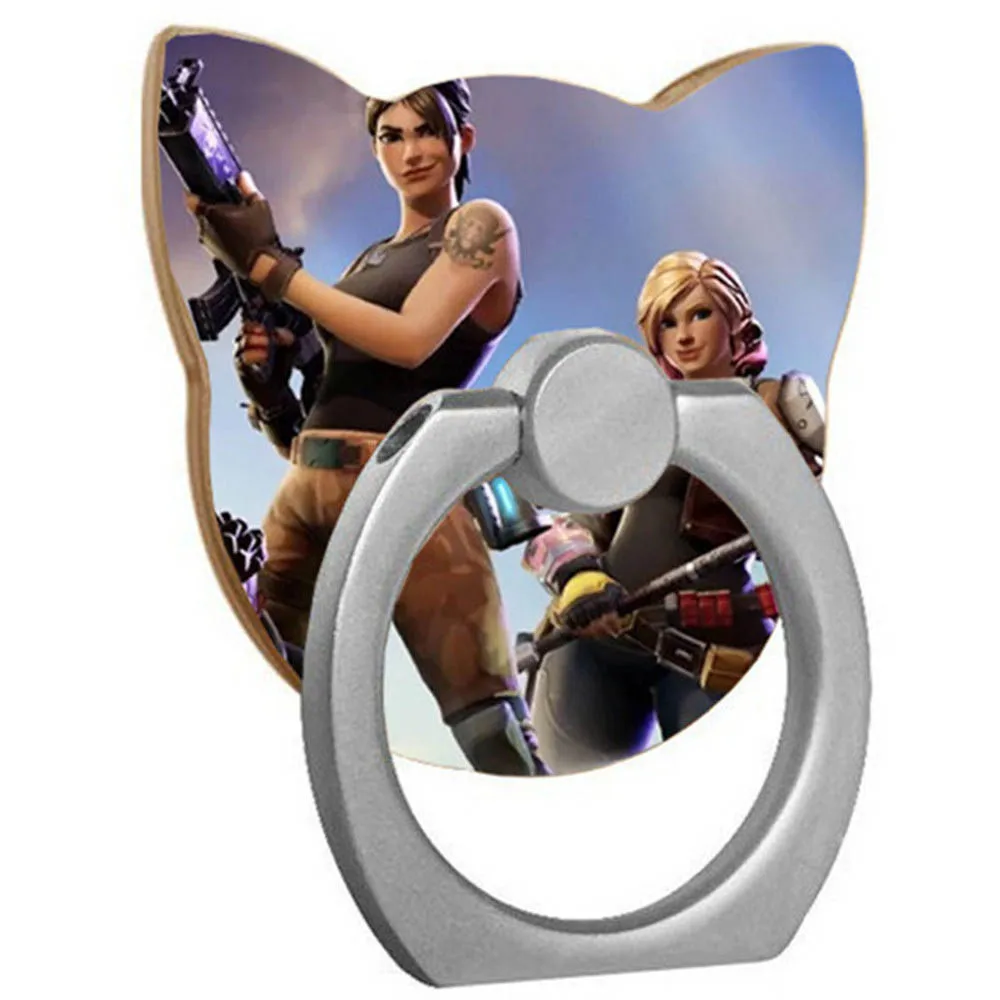 

Fortnight Skull Trooper Mobile phone Holder Fortress Night degree rotation Keychains Fortnited Mobile phone bracket