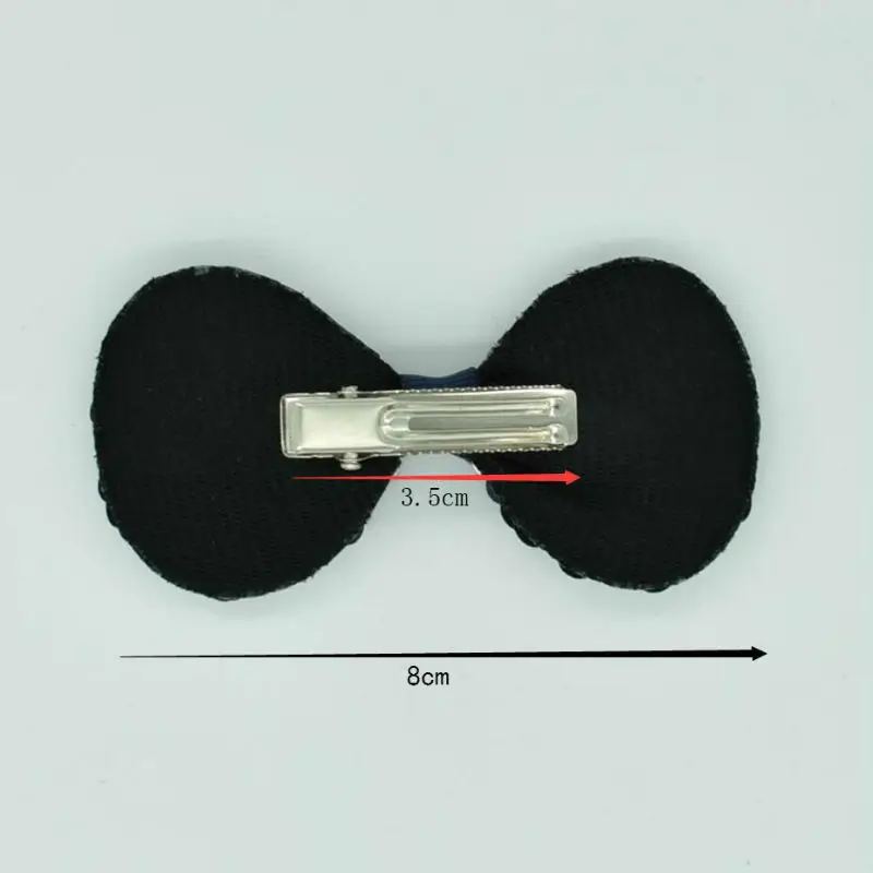 Girls Adorable Sequined Hair Bows Display Back