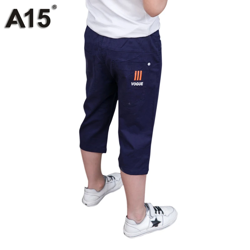 A15 Big Boys Pants Summer Red Trousers Boys Toddler Pants Boy High