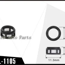 50 шт. нижний фильтр топливной форсунки для Chrysler Топ качественный инжектор ремонтные наборы размер: 11,3*5,7*7,75 мм VD-FL-1105