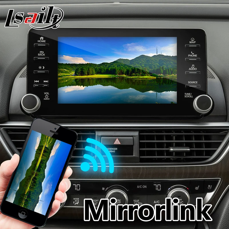 Lsailt Android Gps Navigation Box For Honda Accord High End 2018 Lsailt Android Gps Navigation Box For Honda Accord High End 2018 Video Interface Mirror Link You Waze Yandex Navi In Vehicle From Automobiles