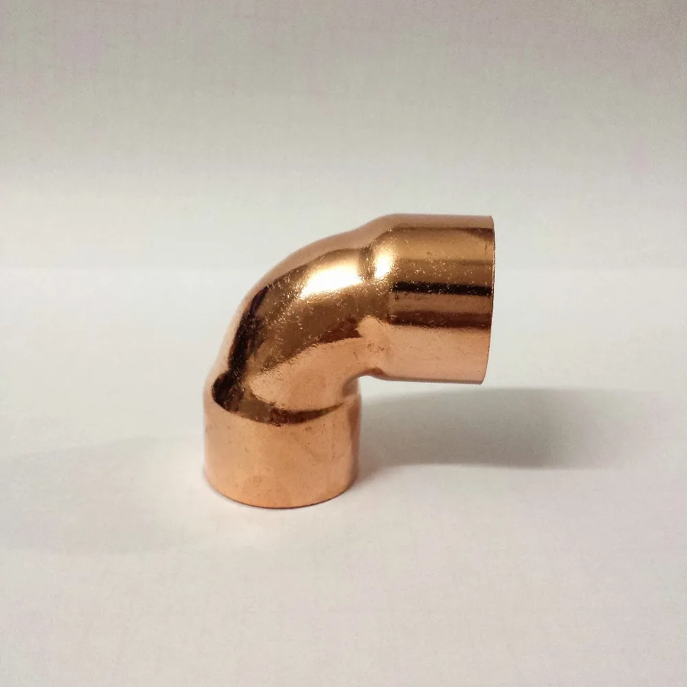 Refrigeration Aircon copper Fitting 90 degree Elbow Long HVACR