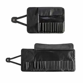 

Fashion Professional 12/24 Slot Makeup Brush Holder Cosmetic Organizer Rolling Bag Case Container Pouch Bags